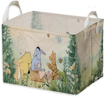 Winnie Nursery Decor, the Pooh Baby Stuff, Winnie Storage Nursery Basket by ZsaTuiy
