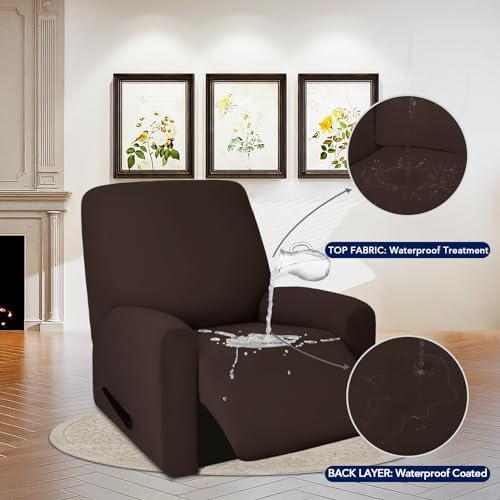 PureFit Waterproof Recliner Chair Cover Slipcovers - Image 3