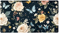 Bathtub Mat Non Slip 26.8x15.1In, Vintage Butterfly Wildflowers Bath Mat by Anna+Cowper