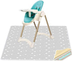 High Chair Splash Pad, Washable Floor Protection Table Cloth Portable Early by Unknown