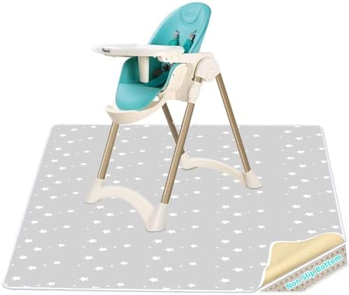 High Chair Splash Pad, Washable Floor Protection Table Cloth Portable Early by Unknown