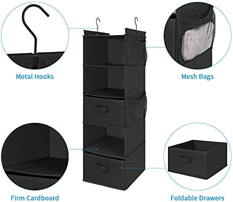 MAX Houser 5-Shelf Hanging Closet Organizer - Image 5
