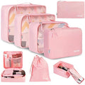 BAGAIL 8 Set Packing Cubes Luggage Packing Organizers by BAGAIL