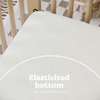 Graco Premium Waterproof Crib and Toddler Mattress Protector, 2 Pack - Image 2