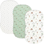 david's kids 3 Pack Bassinet Sheets, Ultra Soft Breathable Comfortable Baby by davidskids