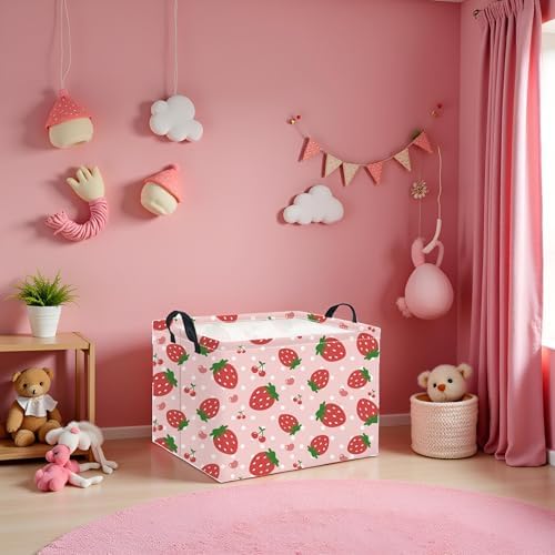 Rectangular Baby Girl Basket Kids Baby Storage Basket Storage Bin Organizer Box - Image 5