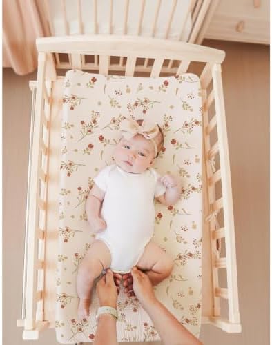 Konssy 2 Pack Muslin Changing Pad Covers - Image 3