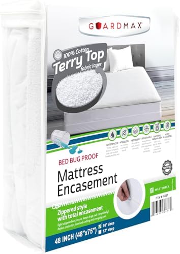 Guardmax RV Mattress Encasement Zippered, 100% Waterproof Mattress Protector by Guardmax
