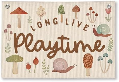 Playroom Mushroom Wall Decor by Unknown