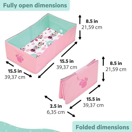 Disney Baby Minnie Mouse Tuckaway Toddler Folding Tub, Converts Shower to - Image 5