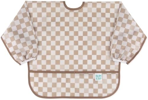Bumkins Sleeved Bib for Girl or Boy, Baby and Toddler for 6-24 Mos, Essential by Bumkins