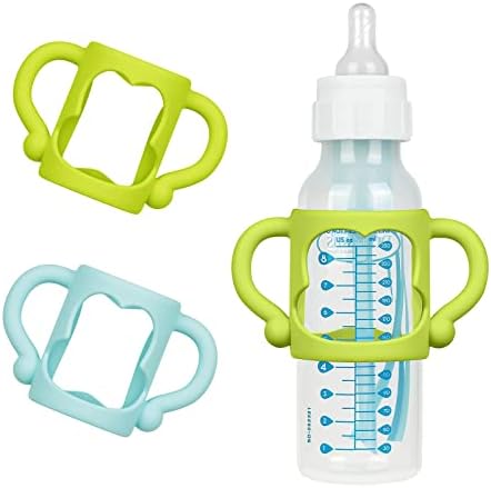 Aolso Silicone Baby Bottle Handles, Easy Grip Handles to Hold Baby Bottle by Aolso