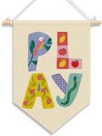 KDHTY Kids Playroom Canvas Hanging Pennant Flag Banner, Kids Room Decor by Unknown
