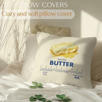 Funny Salted Butter Pillow Cover 18x18 Double-Sided, Butter Lover Gifts - Image 3