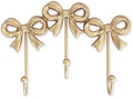 Small Gold Bow Wall Hook, Size:8.27x5.59 inches by BITALYE