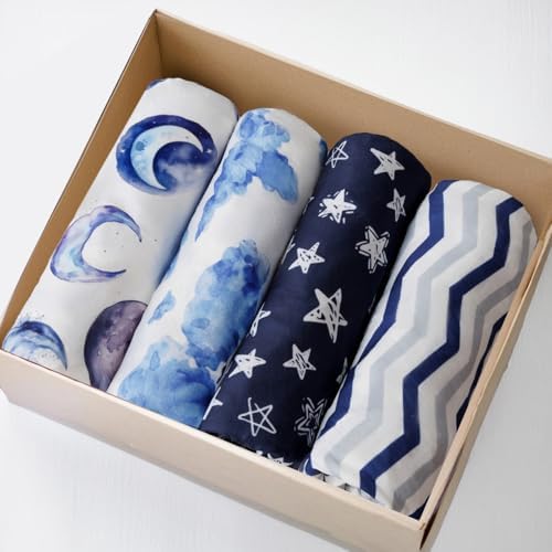4 Pack Breathable Bassinet Sheets by FIGEPO