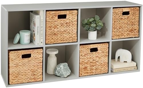 Best Choice Products Kids Bookcase 8-Cube Storage Organizer, 13.5in Shelf by Unknown