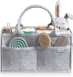 PUTSKA Baby Diaper Caddy Organizer, Felt Nursery Basket, Extra Large by Putska