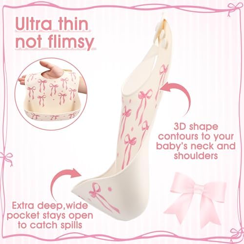 Remerry Silicone Baby Bib with Food Catcher - Image 3