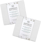 HonestBaby 2-Pack Organic Cotton Fitted Bassinet Sheet, One Size - Image 4