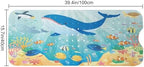 LNOND Bath Mat for Tub for Kids, Whales and Fish Bathtub Mat, Kids Bath Mats - Image 7