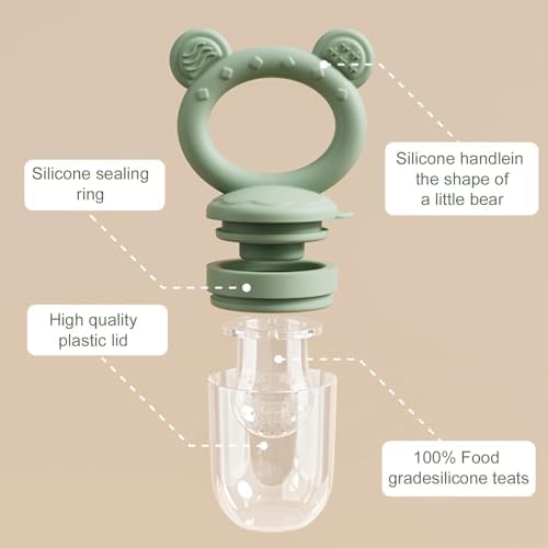 Baby Breastmilk Popsicle Molds & Baby Fruit Feeder, Infant Food Freezer Tray - Image 4