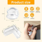 Rindion 40 Pack Corner Protector Baby, 2 Shapes Baby Proof Corners and Edges - Image 2