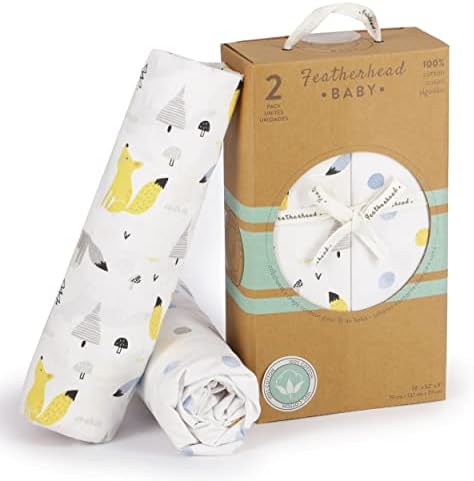 Featherhead™ 2-Pack Fitted Crib Sheets - Image 4