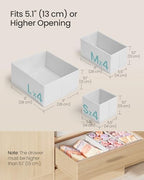 SONGMICS Drawer Organizers, Foldable Fabric Storage Boxes - Image 4