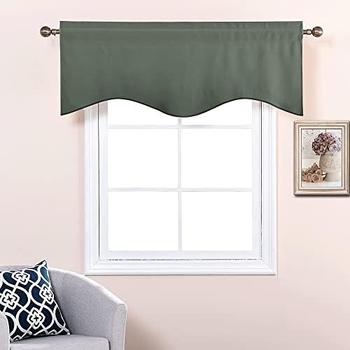 NICETOWN 4 Panels Blackout Valance Rod Pocket Thermal Insulated Window - Image 5