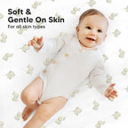 2-Pack Mini Crib Sheets Fitted, 38x26 Pack N Play Mattress Sheets - Image 4