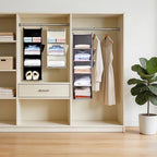 Hanging Closet Organizer and Shelves, 3 Shelves - Image 7