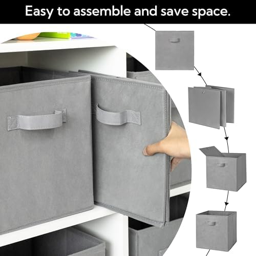Cupic Cupid 6-Pack 13x13 Storage Cube Bins, Storage Organizer Bins - Image 3
