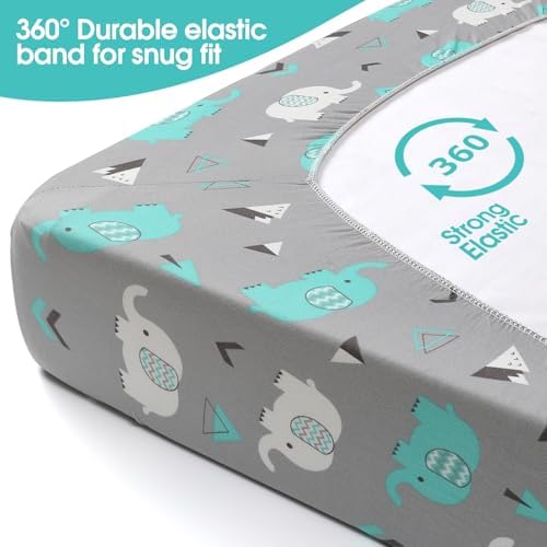 BROLEX Baby Fitted Crib Sheets: Kid Crib Sheets - Image 5