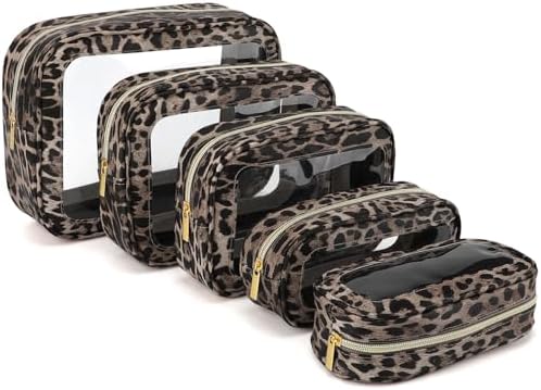 YOPCDJ 5PCS Diaper Bag Organizer Pouch, Cosmetic Bag Set, TSA Approved Toiletry by YOPCDJ