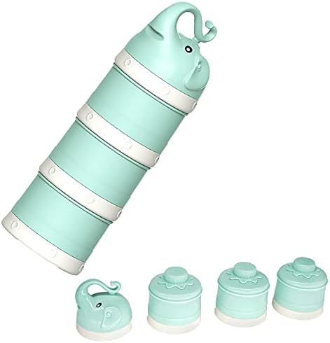 Baby Milk Powder Formula Dispenser, Stackable Formula Dispenser Container Mixie by IENYPA