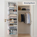Yecaye 7 Tier Over the Door Organizer, Large Capacity Door Organizer Hanging - Image 5