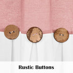 FRAMICS Farmhouse Cotton Linen Curtains - Image 3