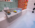 Tub Topper Mini Bathtub Splash Guard & Bath Shelf by TubTopper