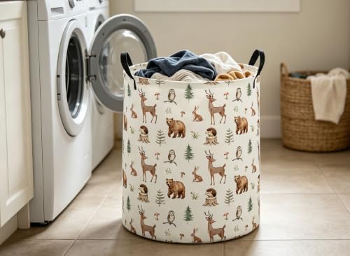 Kids Laundry Basket Animal Hamper - Image 3