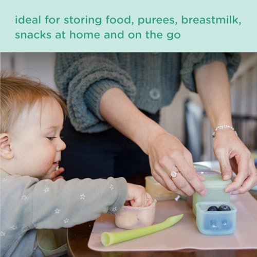 Olababy Silicone Baby Food Storage Containers 4pk - Image 4