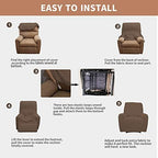 Easy-Going 100% Waterproof Recliner Chair Cover，1-Piece Recliner Slipcover - Image 5