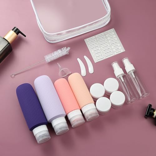 Mrsdry 16 Pack Travel Bottles for Toiletries, Large 6oz Silicone Travel - Image 6