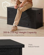 VASAGLE Storage Chest with 2 Fabric Drawers, 15.7 x 39.4 x 19.9 Inches - Image 6