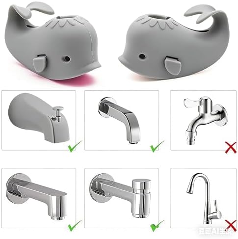 Baby Bath Spout Cover, Silicone Faucet Protector - Image 3