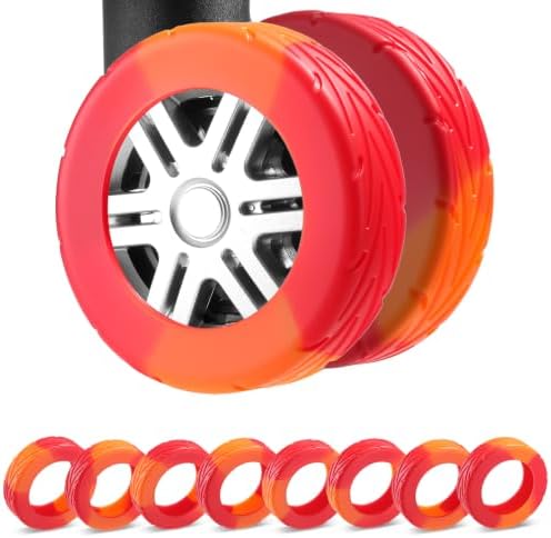 8Pcs Upgrade Luggage Wheel Covers, Travel Accessories by Wanzhuango