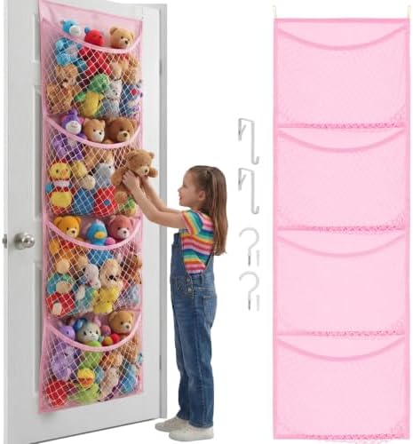 Over The Door Stuffed Animal Storage, Cotton Toy Organizer by Ofiray-home