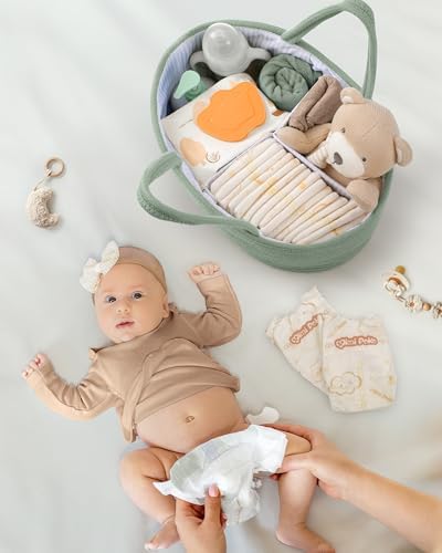 Maliton Diaper Caddy Organizer for Baby, Portable Diaper Storage Organizer for - Image 6