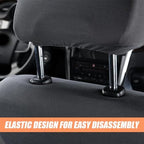 2 PCS Car Seat Headrest Cover, Reusable Flexible Headrest Protector, Universal - Image 3
