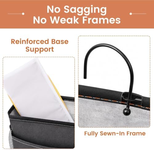 Fab totes Bedside Caddy for Dorm Bed, Bedside Storage Bag Hanging Organizer - Image 6